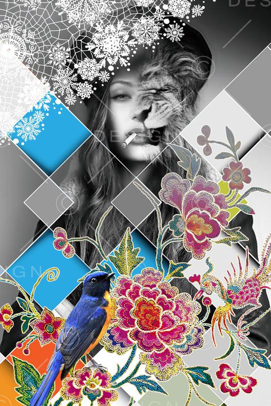 MAX-定位欧美民族风印花华亿平台图片