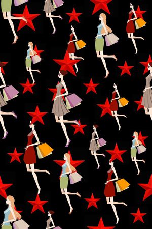 几何图形印花华亿平台图片