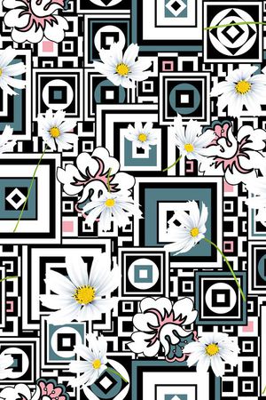 潮流时尚印花华亿平台图片