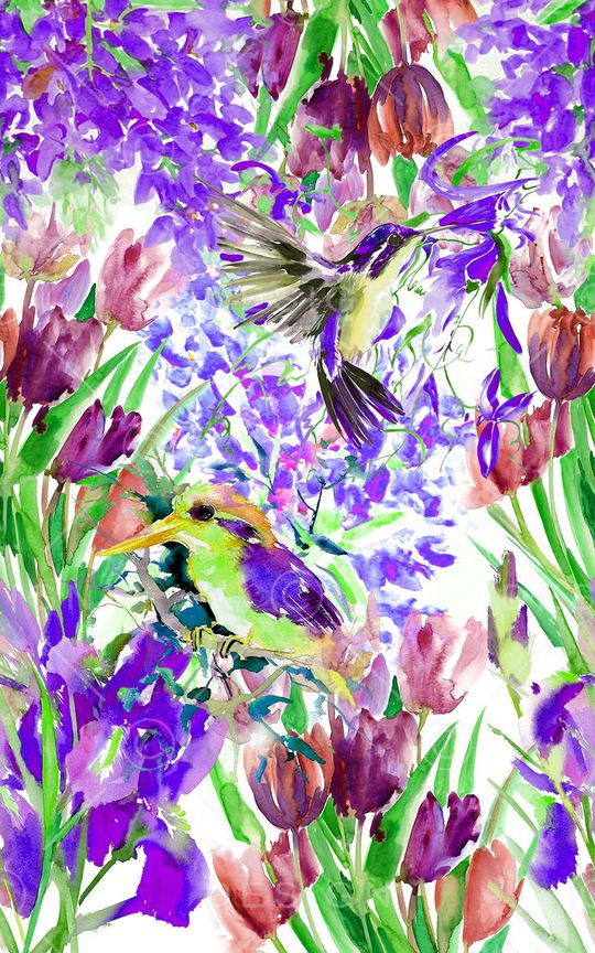 水彩印花华亿平台图片