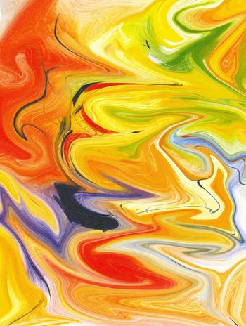 抽象印花华亿平台图片