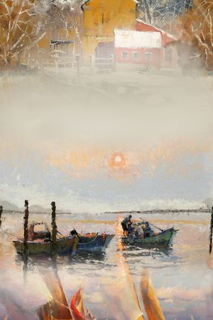 油画印花华亿平台图片