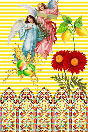 MAX-大牌风格印花华亿平台图片