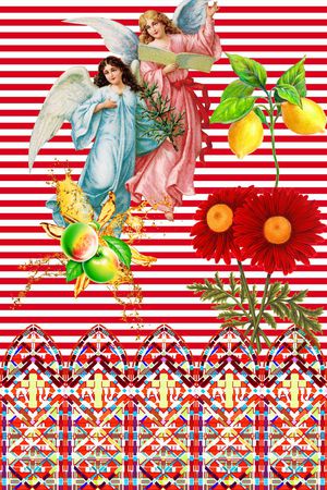 MAX-大牌风格印花华亿平台图片