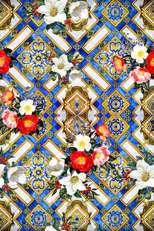 杜嘉班纳印花华亿平台图片