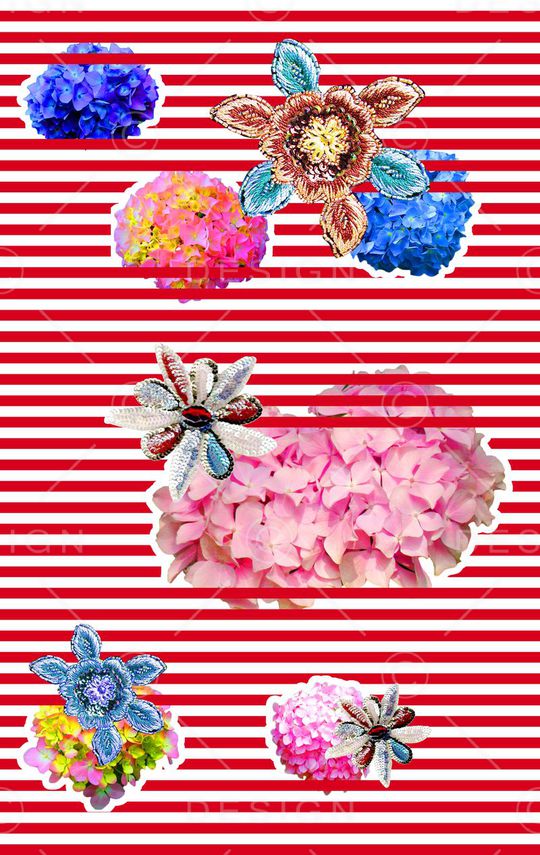 MAX-大牌风格印花华亿平台图片