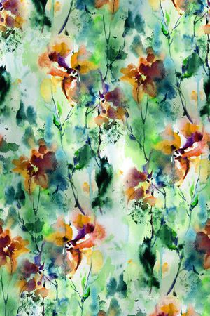 手绘印花华亿平台图片