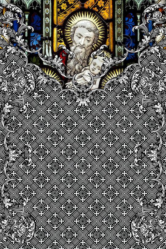 复古印花华亿平台图片