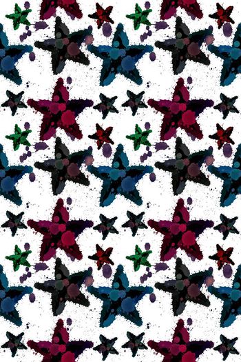 514029-原创泼洒  五角星