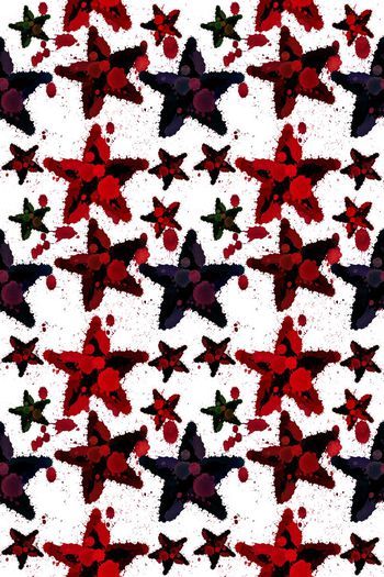 514032-原创泼洒  五角星