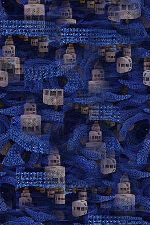 抽象印花华亿平台图片