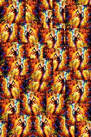 抽象印花华亿平台图片