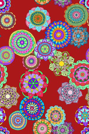 曼陀罗印花华亿平台图片