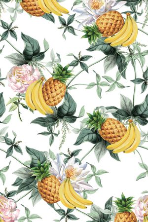 香蕉印花华亿平台图片