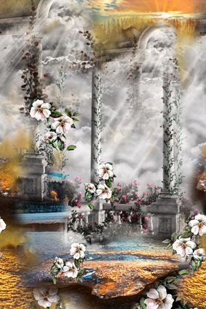 抽象印花华亿平台图片