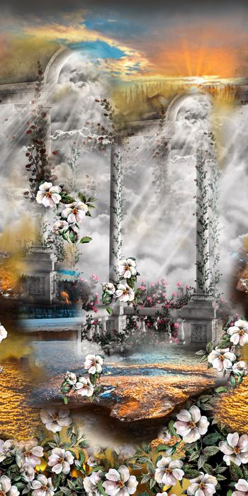 抽象印花华亿平台图片