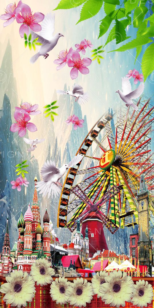 流行印花华亿平台图片