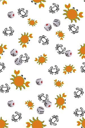 简约几何印花华亿平台图片