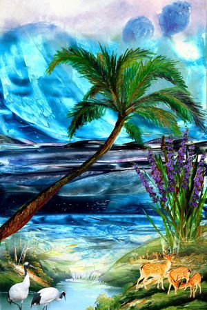 女装家纺印花华亿平台图片