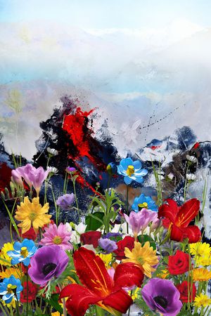 最新时尚流行印花华亿平台图片