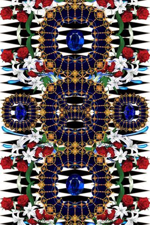 几何印花华亿平台图片