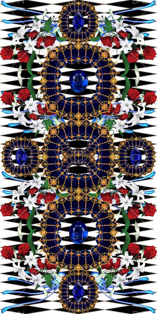 几何印花华亿平台图片