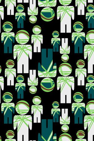 几何印花华亿平台图片