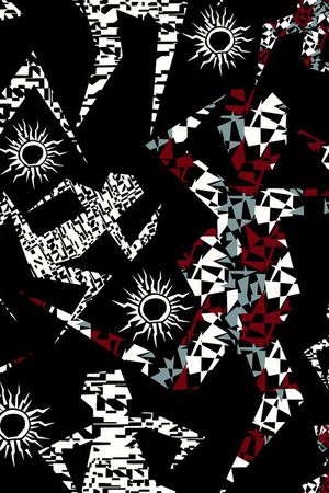 几何印花华亿平台图片