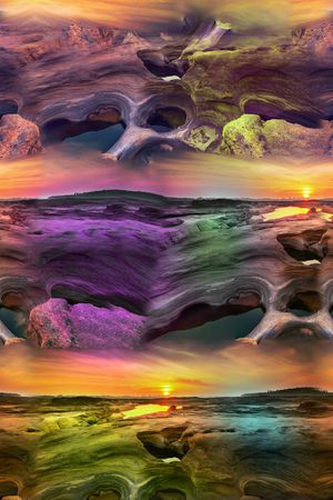 风景印花华亿平台图片