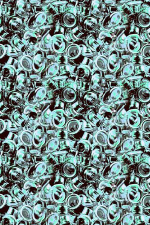 复古抽象印花华亿平台图片