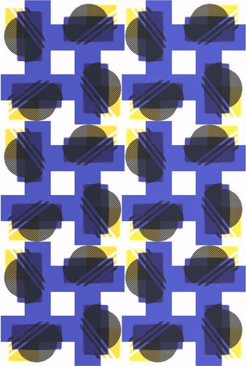 514721-圆形方形几何格子