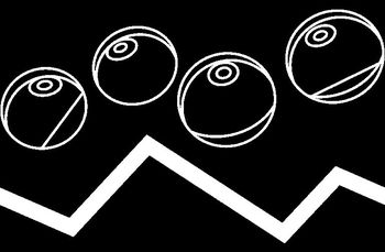 514738-男装衬衫几何圆圈曲折线条黑白风