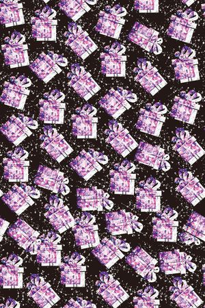 紫色印花华亿平台图片