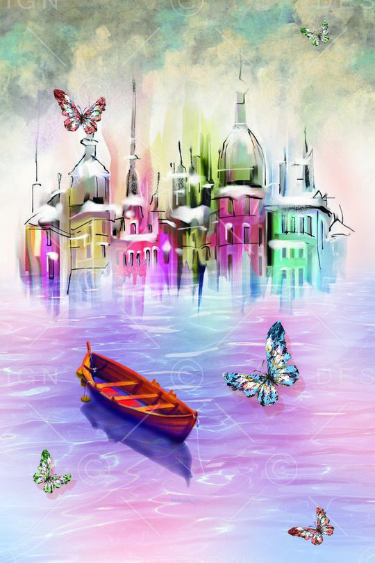 潮流时尚印花华亿平台图片