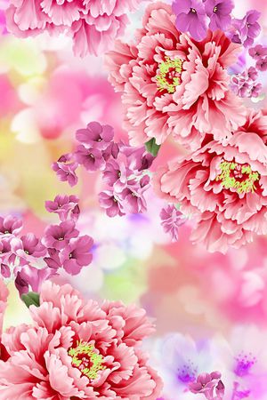 手绘印花华亿平台图片