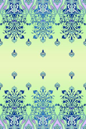 复古花纹印花华亿平台图片