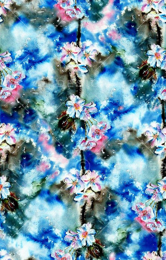 手绘印花华亿平台图片