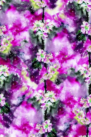 手绘印花华亿平台图片