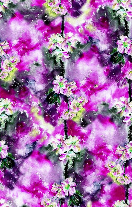 手绘印花华亿平台图片