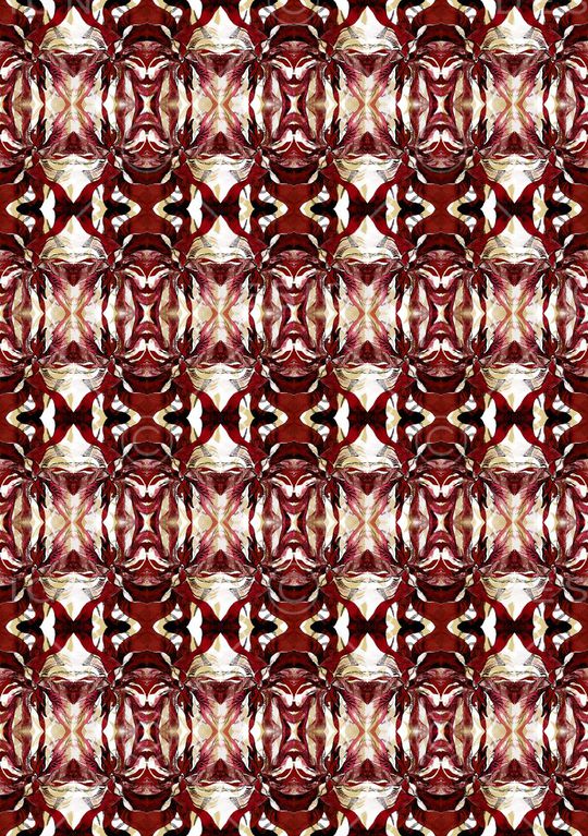 复古印花华亿平台图片