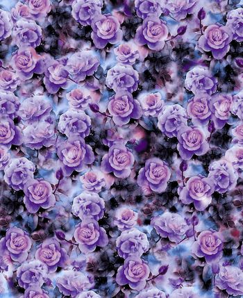 514991-手绘 玫瑰 花卉 女装 夹克 沙发