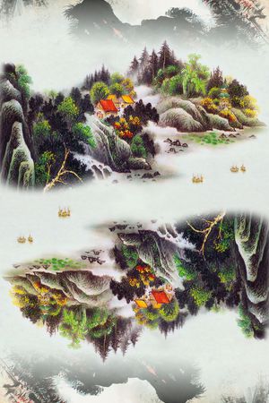 风景印花华亿平台图片