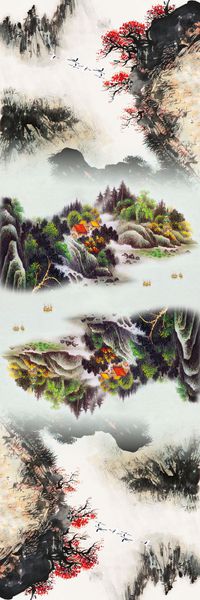 风景印花华亿平台图片