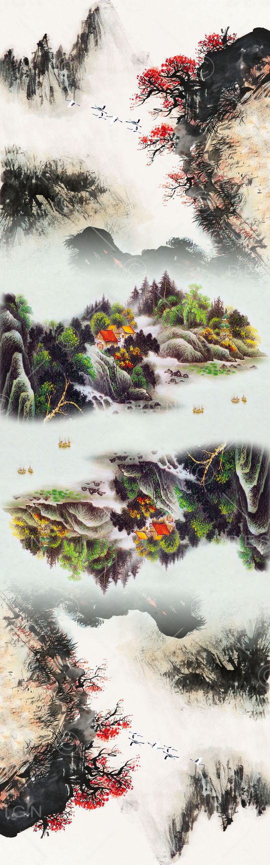 风景印花华亿平台图片