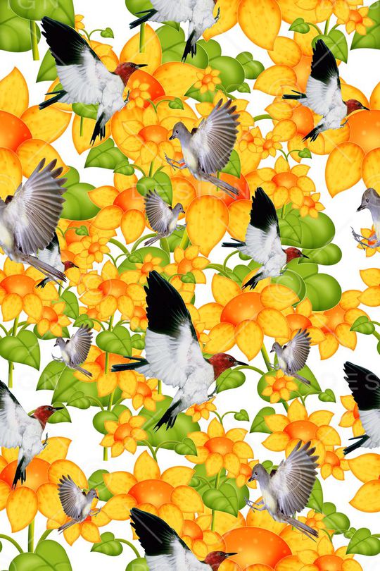 中国风印花华亿平台图片