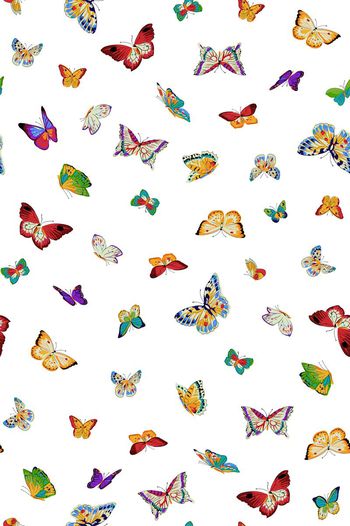 515162-满版可爱卡通蝴蝶印花设计