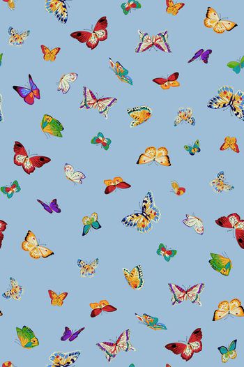 515163-满版可爱卡通蝴蝶印花设计