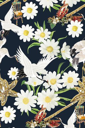 潮流时尚印花华亿平台图片