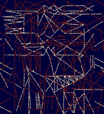 515378-男装衬衫时尚潮牌几何虚线点错乱华亿平台