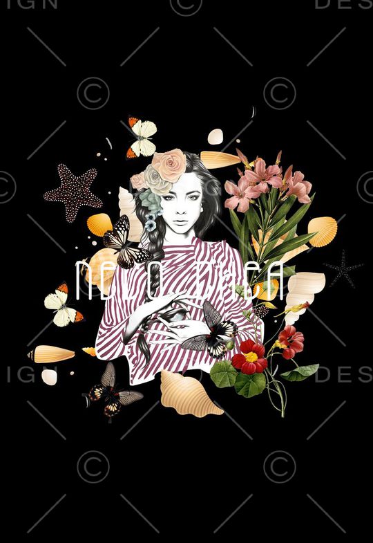 潮流个性印花华亿平台图片